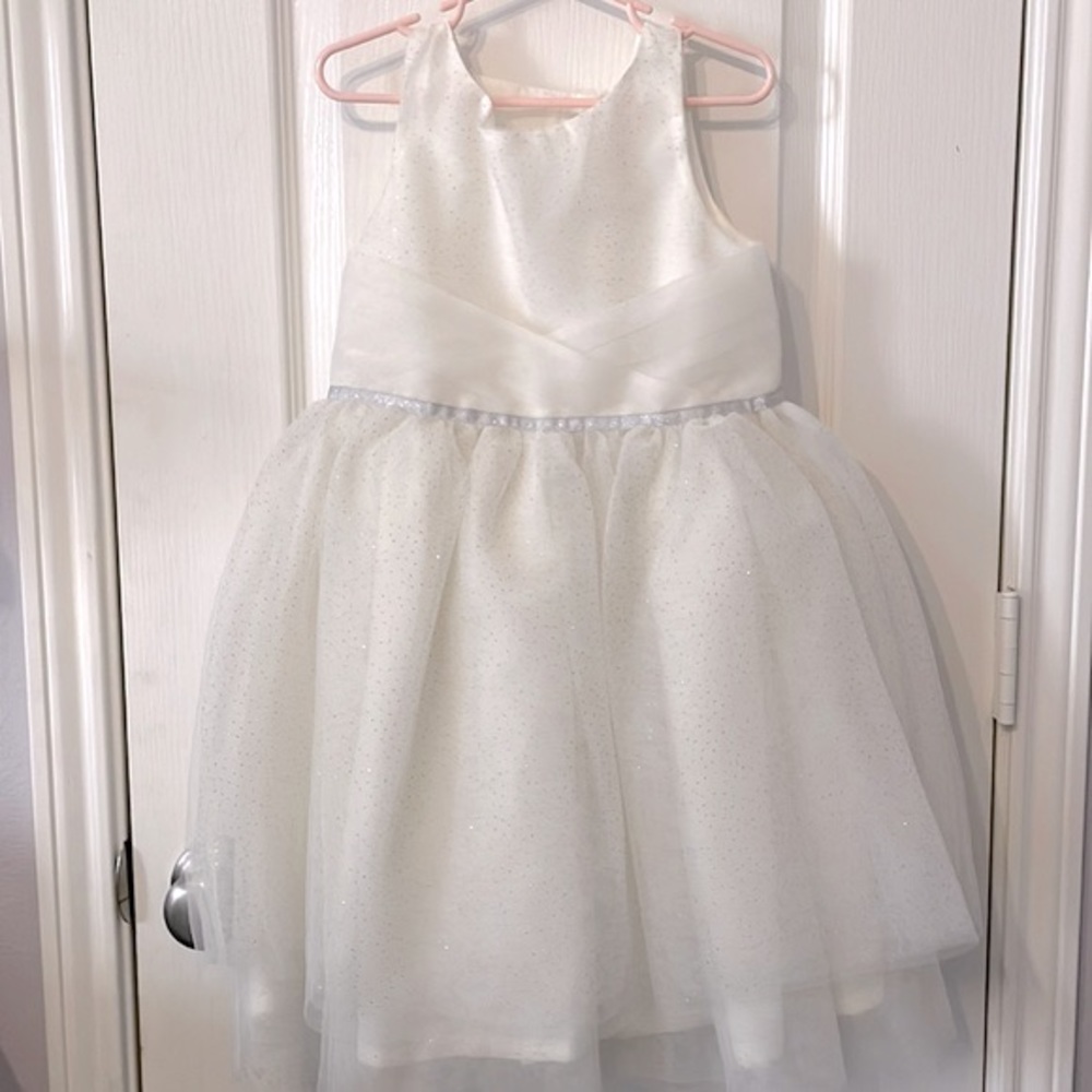 Janie and Jack Shimmer Tulle Dress Size 5
